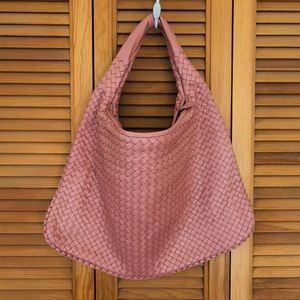 Bottega Veneta boho bag in pink